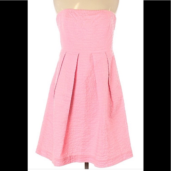 J. Crew Factory Dresses & Skirts - WOMEN’S SIZE 6 J CREW STRAPLESS PINK SUNDRESS.